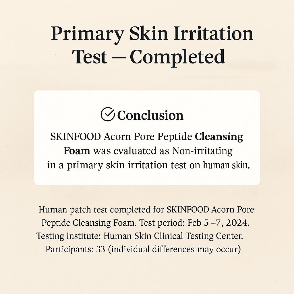 SKINFOOD Acorn Pore Elasticity Cleansing Foam (150ml)
