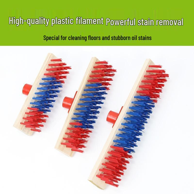 SEE KEAN Long-Handle Floor and Carpet Scrub Brush