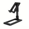 Portable and Durable Adjustable Foldable Phone Stand for All Devices - Made of High-Quality Plastic