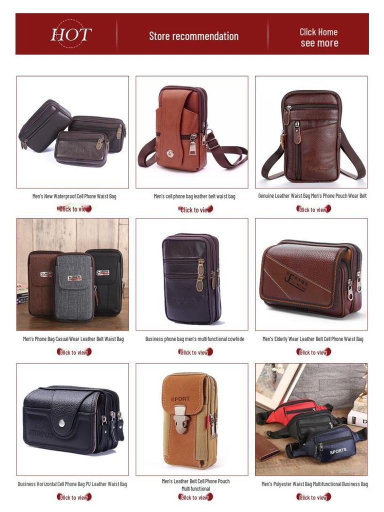 Sac bandoulière et sac à épaule multifonction en toile pour homme - Sac à main décontracté unisexe