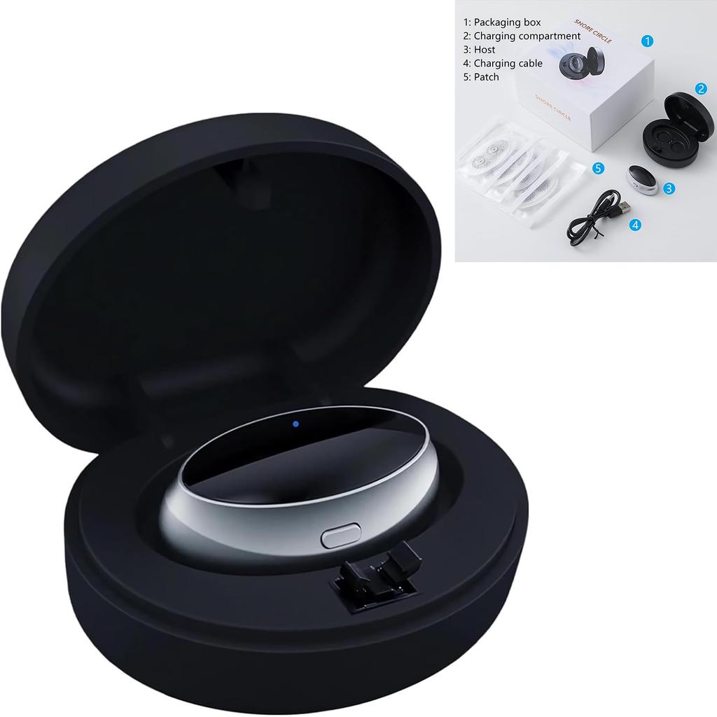 Electric Anti Snoring Device Portable Chin Strap Three Speed Adjustment for Snoring Sleep Easy To Use