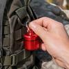 2 Pack Keychain Included Pill Bottle Container Portable Small Pocket Case Mini Storage Box  Travel