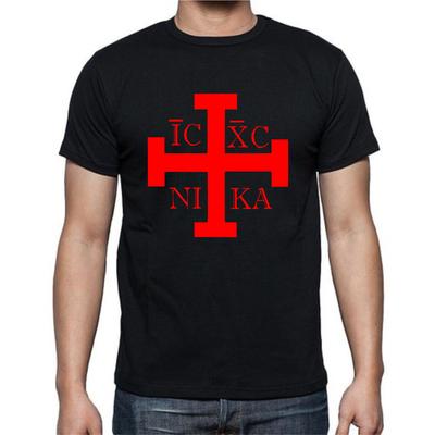 Symbol IC XC NI KA Cross Sign Knights Templar T Shirt Mens Womens Tees Top Tee