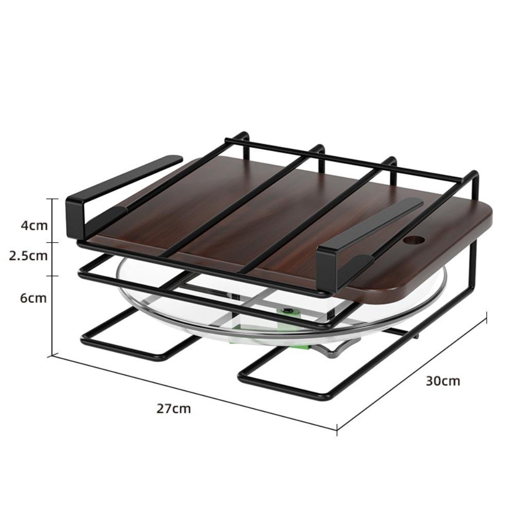 Pot Lid Storage Cabinet Lower Hanger Non-punching Kitchen Cabinet Hanging Holder  Kitchen Supply