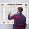 Jumbo Thanksgiving Word Search Poster Giant Holiday Word Search Wall Poster Wall Game with 50 Words Suitable for Family Holiday