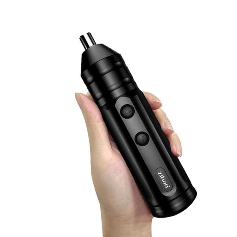 1Set Rechargeable Electric Screwdriver Small Electric Tool Electric Drill Usb 3.7V Mini Screwdriver Usb Rechargeable