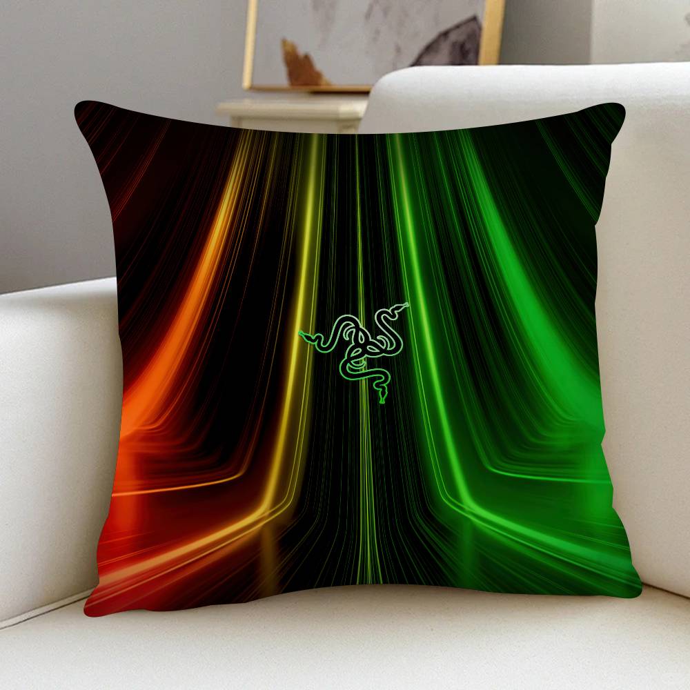 R-RazerS Logo Kissenbezug Zoll Bauernhausdekor Zuhause Wurfkissenbezüge Für Couchdekorationen