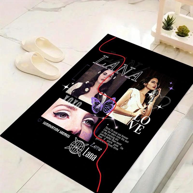 Lana Del Rey Carpet Rug for Living Room Bedroom Home Sofa Decoration,Kids play Non-slip Floor Mat