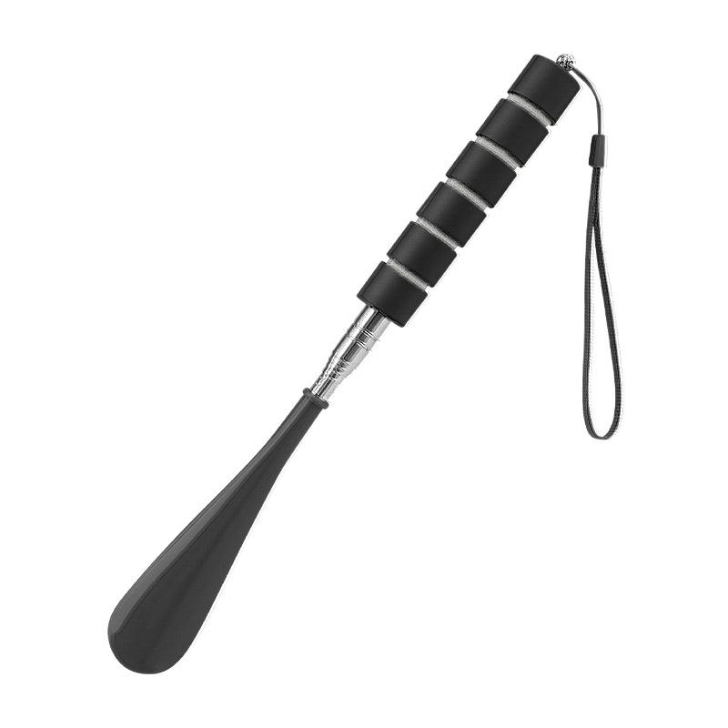 Adjustable Stainless Steel Shoehorn: Extendable, Hangable, and Easy-to-Use for Pregnant Women and Seniors.