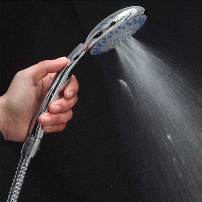 Buy Shower Heads 5 Mode Function Chrome Handheld Bathroom Handset Anti