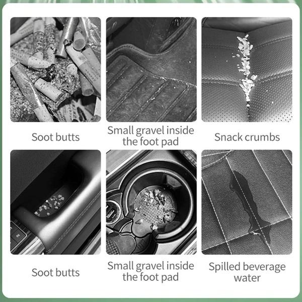 Aspirator auto portabil mini, upgrade, de mână, cu utilizare dublă umedă și uscată, aspirator de uz casnic/auto 20000PA 300W