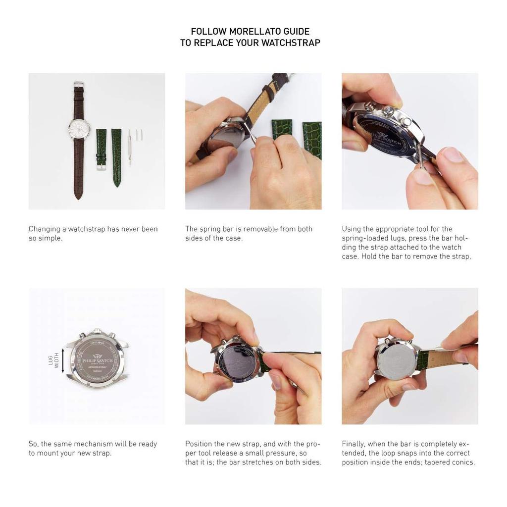 MORELLATO HYDROSPEED 20mm Green Cowhide Watch Water Replacement Tool Officially X5395B55073020 Strap, Resistant, Included, Imported,