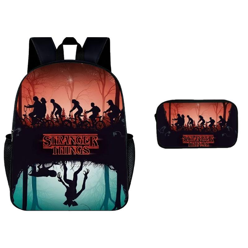 Stranger Things 5 Kinderrucksack Federmäppchen 2-teiliges Set KTB