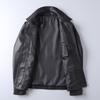 Mens Slim Fit PU Leather Jacket Casual Biker Style Fall Outerwear Youth