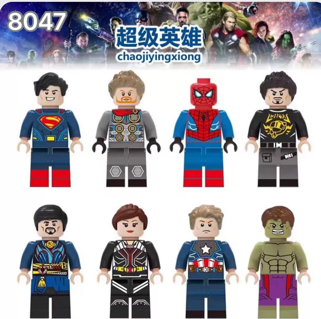 Spot M8015 City Occupation Cartoon Small Particle Building Block Figurine Children Assembled Building Block Toy