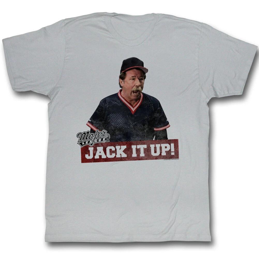 

Major League Baseball Jack It Up Men s Silver T-Shirt XL