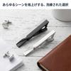 BLOOPIC Tie Clip Set Stylish Brass Tie Clips for Everyday and More Simple Suitable for Formal and Funeral Attire Birthday Gift Men's (2 pieces) -