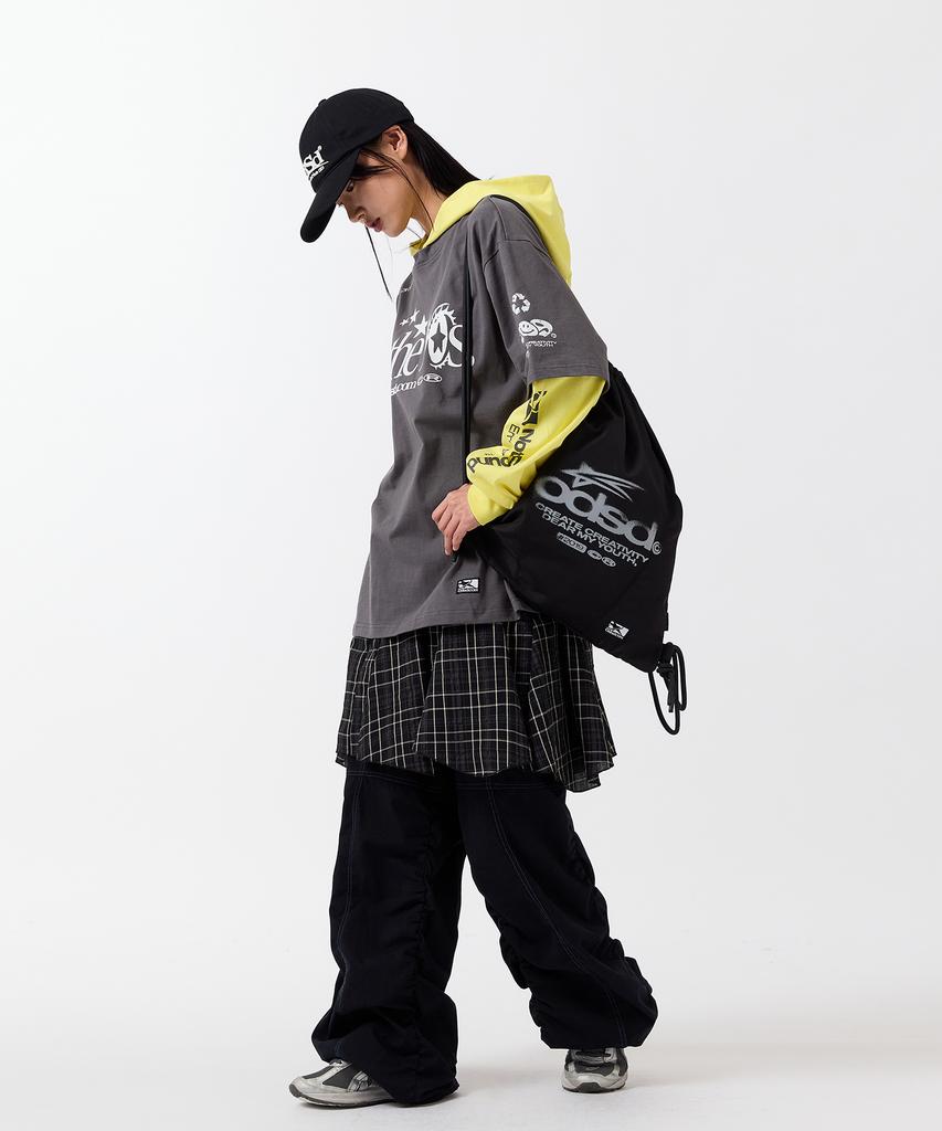 Oddstudio Odsd Curved Sporty String Bag - Black