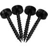 4Pcs Guitar Neck Joint Ferrules with Screws Stainless Steel Bass Joint Bushings Bolt Kit Compatible with Bolt-on Necks Electric Bass Guitar