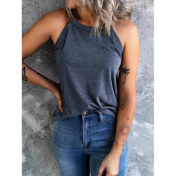 New Summer Casual Temperament Slim Fit Sexy Vest T-Shirt Sleeveless Suspender Versatile Top Strapless Women