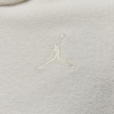 Women's Jordan Sweatshirts Women's Sail White/Sail White Hooded (Non-detachable) Moderate Straight Fit