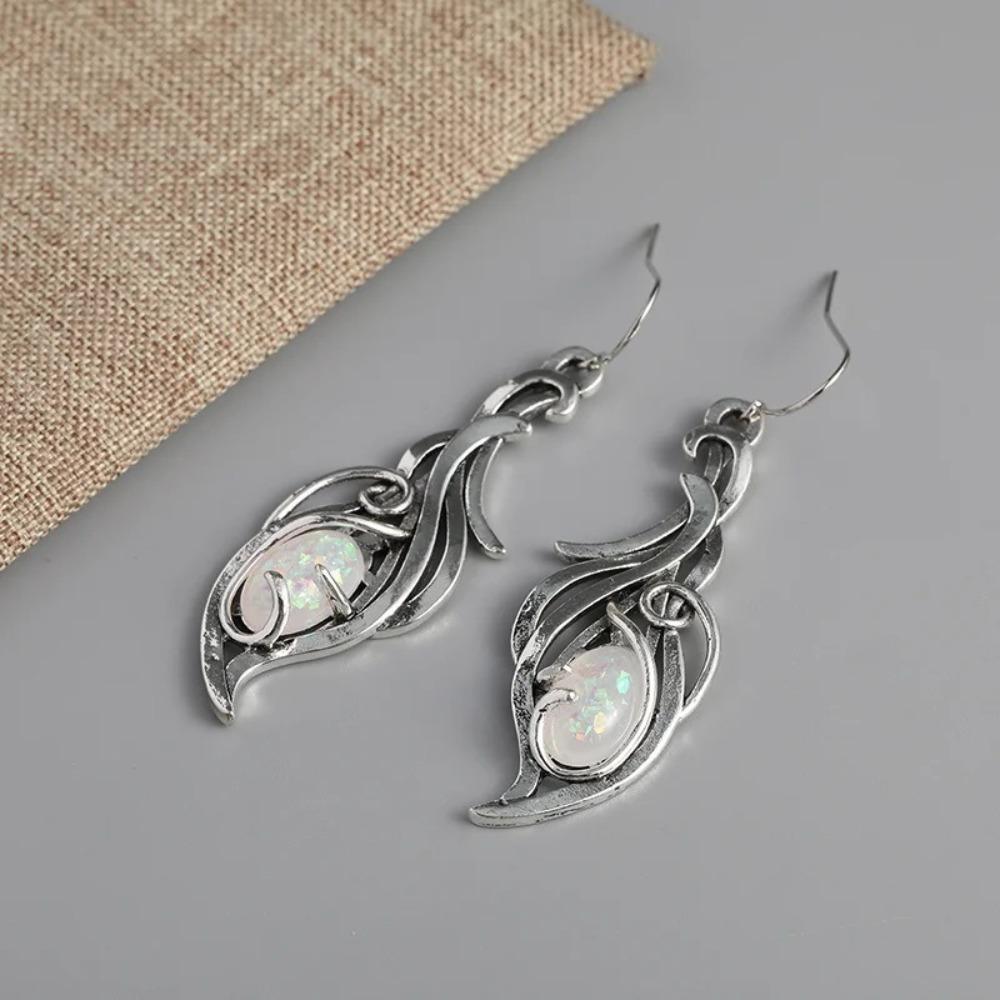 New Retro Earrings for Women Moonstone Bohemian Style Punk Style Suitable for Party and Festivals Gifts Accessories