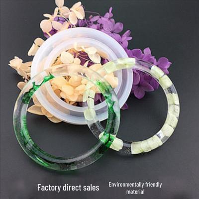 High Mirror Silicone Bracelet Mold for DIY Crystal Epoxy Dried Flower Crafts