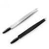 Stainless Steel Two-in-One Tweezers & Eyebrow Brush Kit