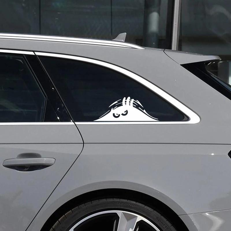 19X7CM Creative Cute Car interior stickers Vinyl Decal Angry eyes Motorcycle Decorative Accessories