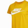 Nike Logo Print American Vintage Dopamine Crew Neck Short Sleeve T-Shirt Women T-Shirt Yellow BV6170-752