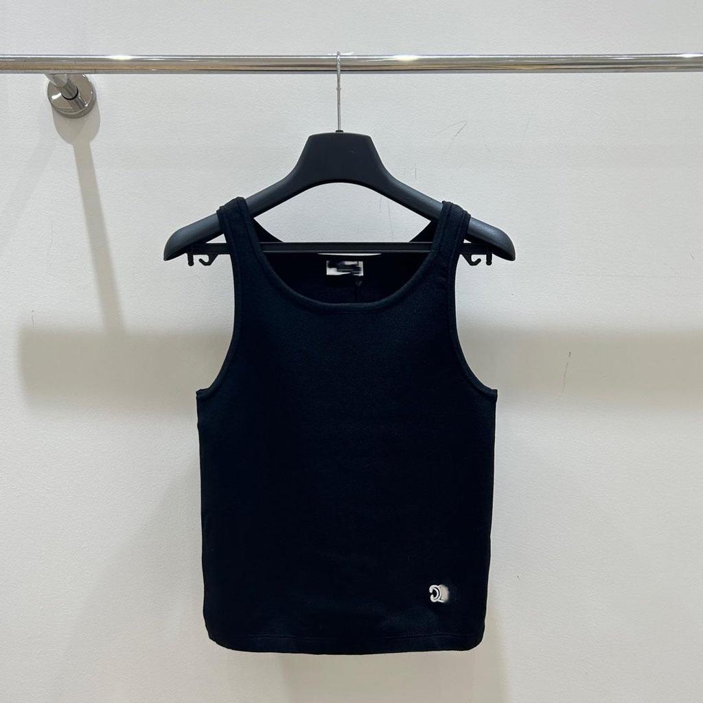 Nowy Wiosenno-Letni Damski Top Dzianinowy na Ramiączkach Wysokiej Klasy