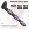Smart Heating Anal Plug Electric Shock Butt Plugs Anal Beads Prostate Massager Female Masturbator Erotic Sex Toys for Couple