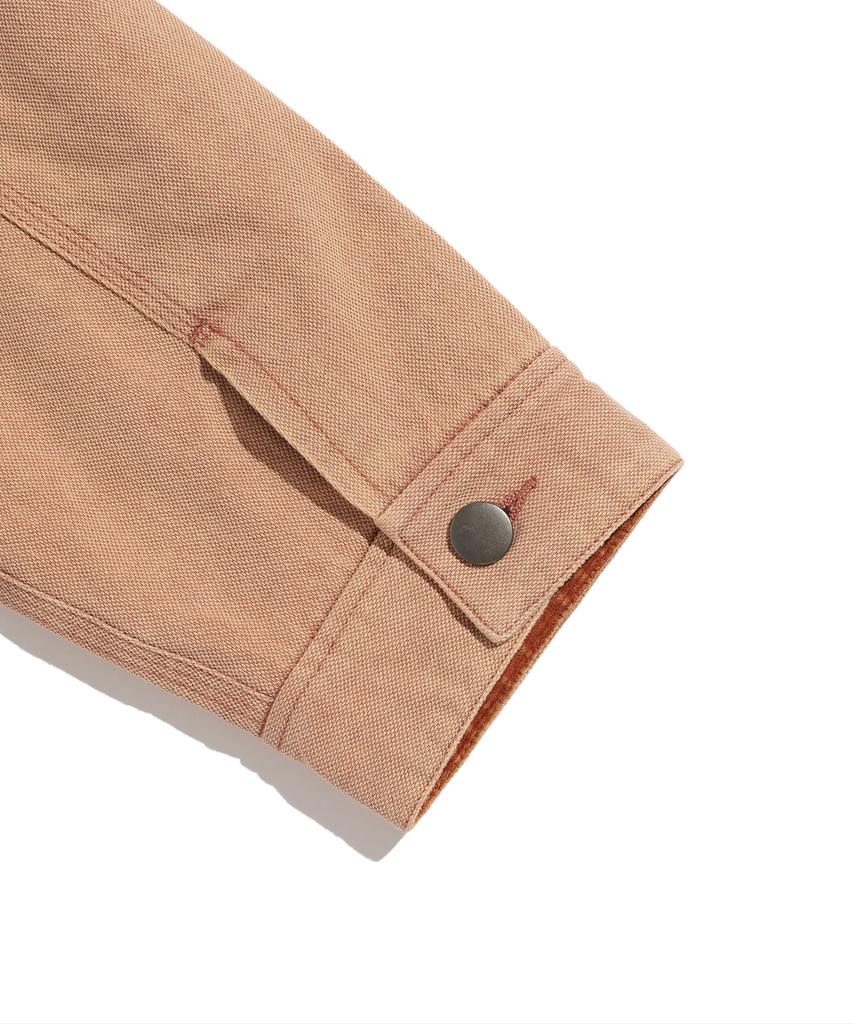 Niceghostclub Cotton Garment Dyed Chore Jacket_Brick(Ng2Dfud102A)