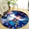 1pc Genshin Impact Wanderer2 Design Printed Area Round Carpet for Bedroom Living Room Home Decor Rugs Mat Non Slip Mat Rug for Bedside