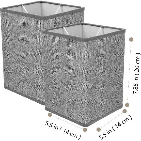 DOITOOL 2pcs Modern Linen Lamp Shade for Bedside Table Wall Light Chandelier Stylish Home Lampshade Replacement Light Shade for Table Lamps Natural