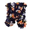 Pleated Stretch Bag Floral Design Portable Foldable Large Capacity Washable Stretchable Pleated Bag