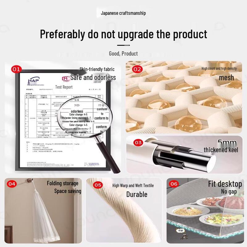 Foldable Mesh Food Cover