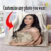Customize Picture Personalized Photos Blanket Multi-purpose Personalized Blanket Soft Warm Cozy Suitable for Bed Couch Chair Livingroom