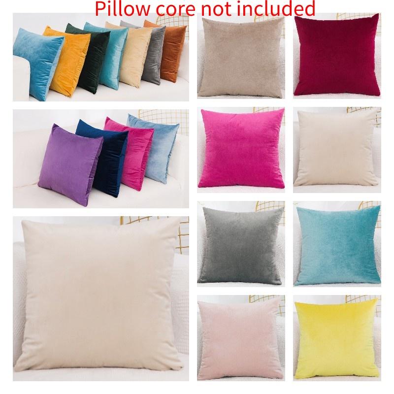 Plush Sofa Cushion Cover Modern And Simple Design Wholesale Velvet Pillowcase