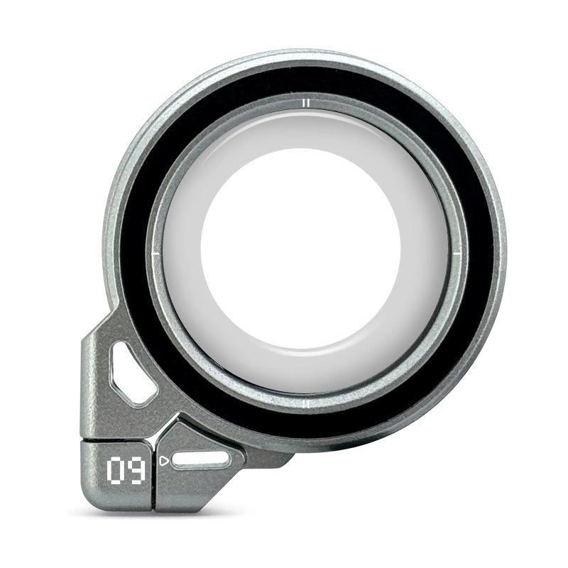 Ultra-thin N52 Alloy Magnetic Finger Ring Holder, Multi-angle, Double-sided Strong Suction