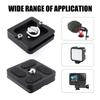 DSLR Camera Quick Release Plate 40mm Quick Release Plate Aluminum Adapter 1/4inch Screw Mount for Camera Tripod