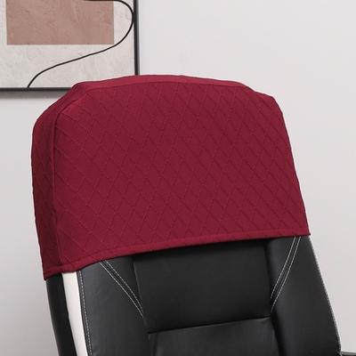 Solid Color Office Chair Backrest Cover Elastic Chair Back Covers Chair Head Cover Office Chair
