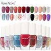 Tearable and Non-baking Water-based Nail Polish, Long-lasting, Odorless, Shiny Oil, Sequin Base Oil, Manicure Complete Set