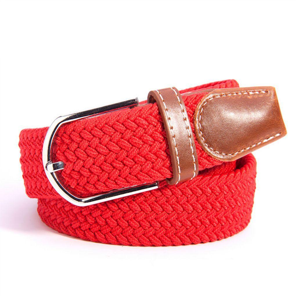 red stretchy belt