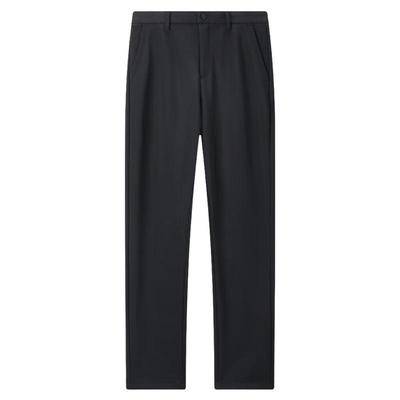 Men's Business Casual Fleece-Lined Straight-Leg Pants