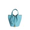 [New] High-quality First-layer Cowhide Niche Vegetable Basket Handbag Female, Genuine Leather Large-capacity High-end Bucket Bag