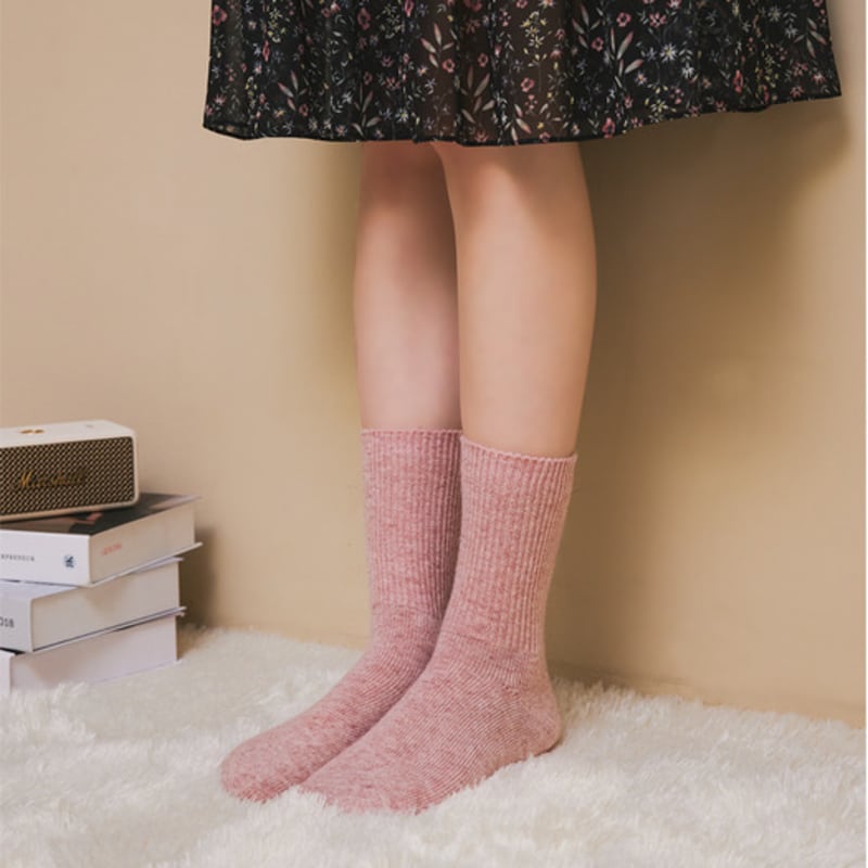 Biarritz Socks [3set] Soft Cashmere Wool Socks 7 Colors