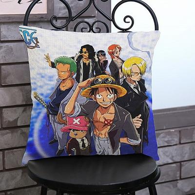 19 modelů 1 KUS Kreslená pohovka Polštář Monkey D Luffy Zoro Sanji Potisk Polštář Bavlněné Povlečení Domácí Dekorativní Almofada