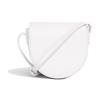 Celine Besace Cuir Triomphe Smooth Calfskin Saddle Bag Women Saddle Bag White 10J303DPQ-01BC