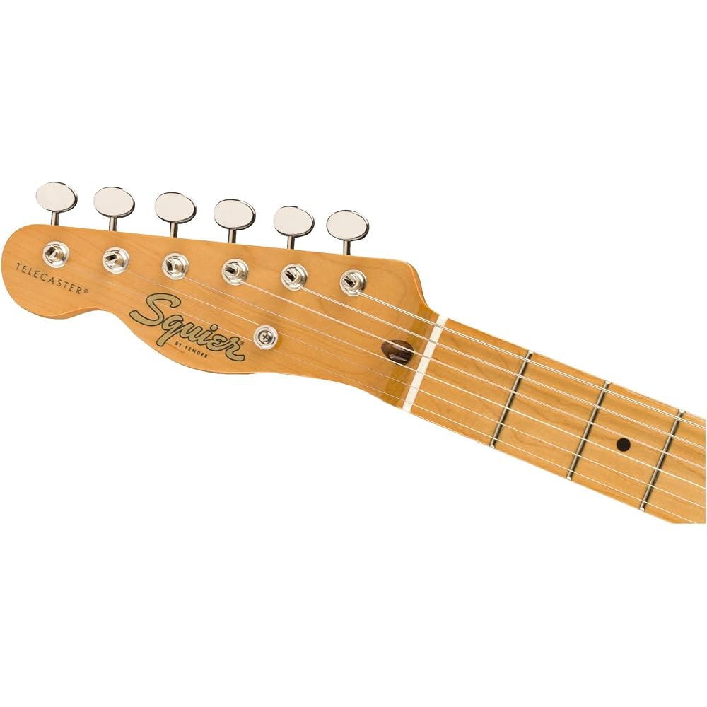 Squier by Fender Classic Vibe 50s Telecaster Left-Hand Electric Guitar Butterscotch Blonde with Soft Case